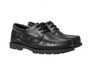 Dakotas - Men's Black Genuine Leather Casual Loafer
