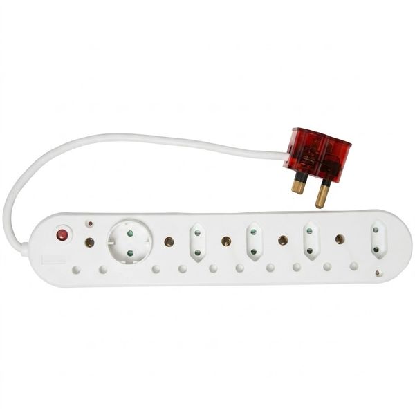 Electrosense 8 Way Multiplug High Surge - 16A Power Strip