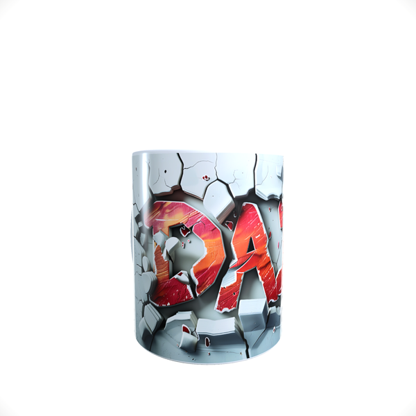 3D Graffiti Dad Fathers Day Coffee Mug A2