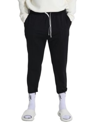Men's Active Capri Pants Casual Lightweight 3/4 Drawstring Elastic Waist