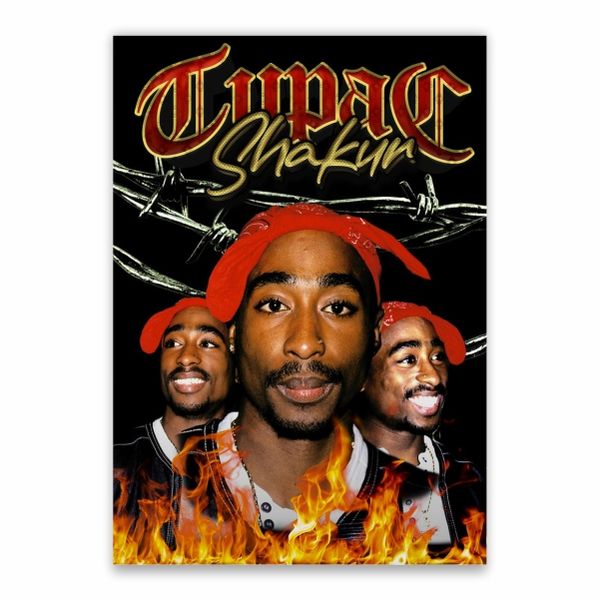 Tupac Shakur Collage Poster - A1