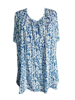 Plus Size Bon Bon Top with Front Gathers