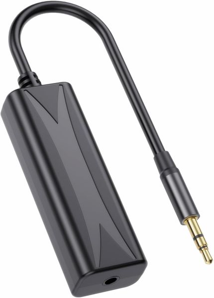 Ground Loop Noise Isolator, Buzzing Noise Filter with 3.5mm Audio Cable