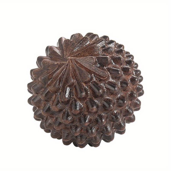1 Piece Relieve Stress Tension with Wooden Hand Massage Ball - Perfect for