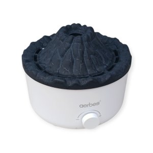 560ml LED Flame &amp; Volcano Essential Oil Diffuser W/ Remote Control