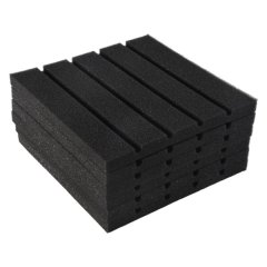 6pcs Recording Studio Soundproofing Acoustic Panels Foam Thick Sponge Light