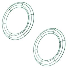 14 Inch Wire Wreath Frame Metal Round Wreath Form Making Rings