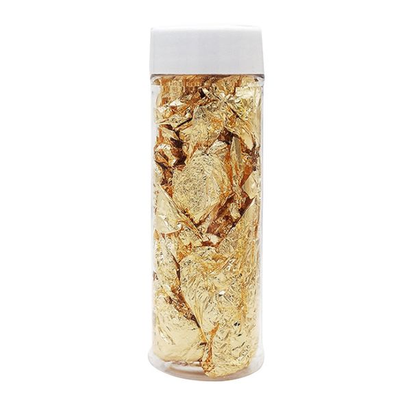 Gilding Flakes Imitation Gold Metallic Foil Flakes for Nail Arts