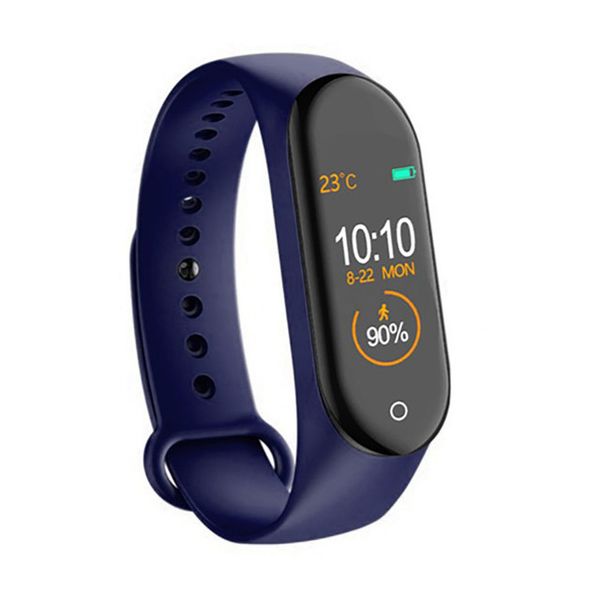 Smart Watch Heart Rate Monitor Tracker Fitness Sports Watch M4 - Blue