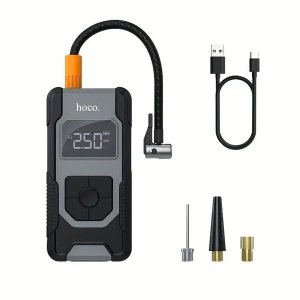 Hoco Premium Product DPH04 Portable Smart Air Pump With 4 Attachments