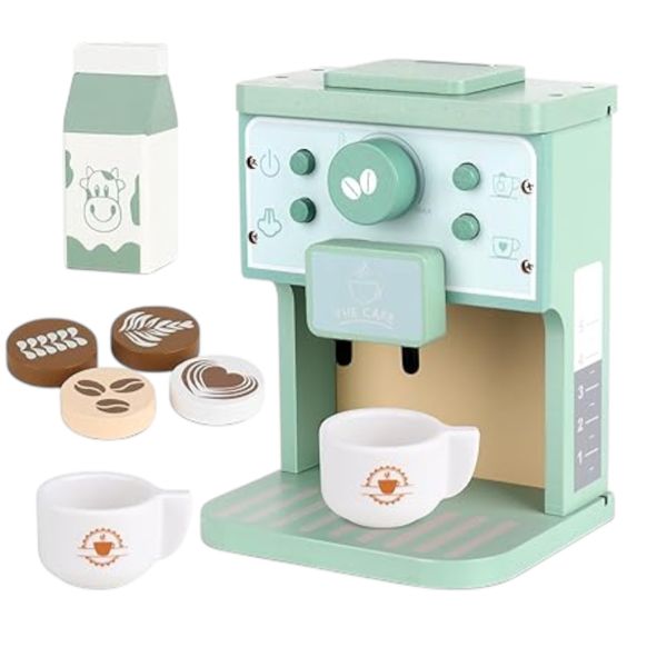 9-Piece Coffee Machine Children's Kitchen Set