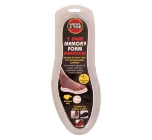 Bulk Pack 5 X Memory Foam Inner Soles Cut to Size
