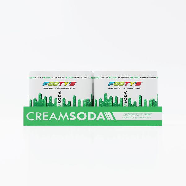 Footys Sugar Free Cream Soda 300ml - 24 Pack