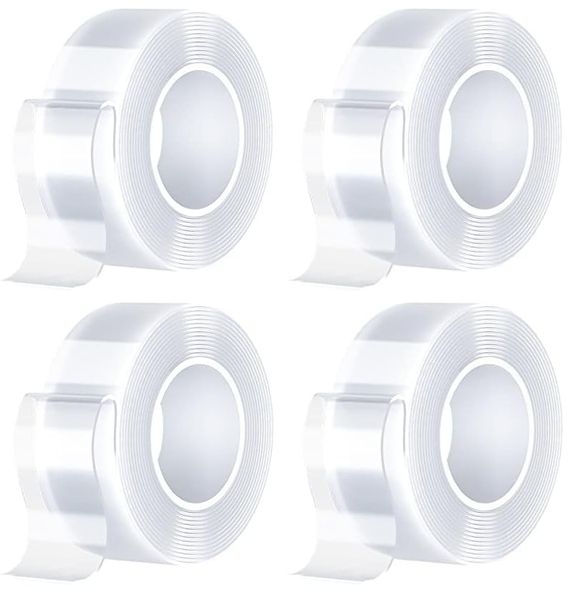 4 Nano Double-Sided Adhesive Tape 50mm × 5m Reusable Removable Traceless