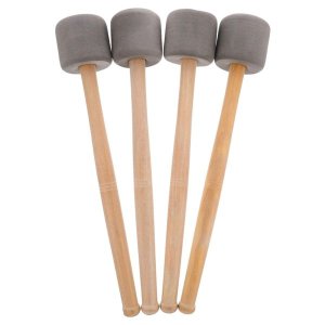 4Pcs Drum Mallets Sticks Foam Head