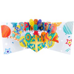 Paper Celebrations Pop-Out Birthday card - Time to Celebrate - Gift