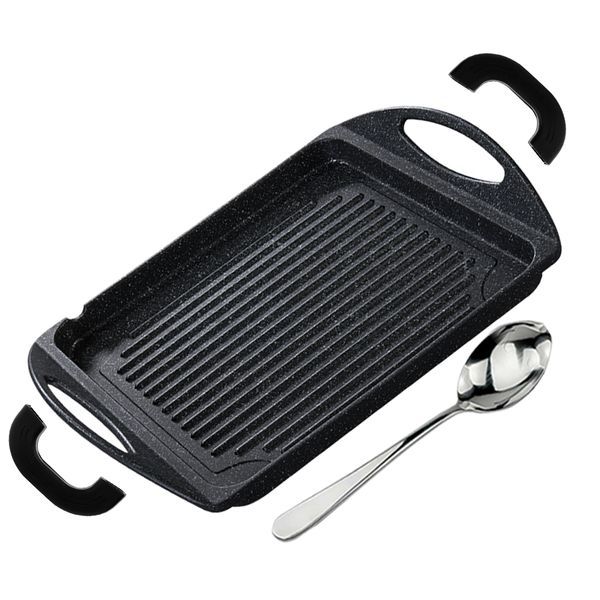 34cm - Elegant Design Non-Stick Die-Cast Aluminum Gridder Plate