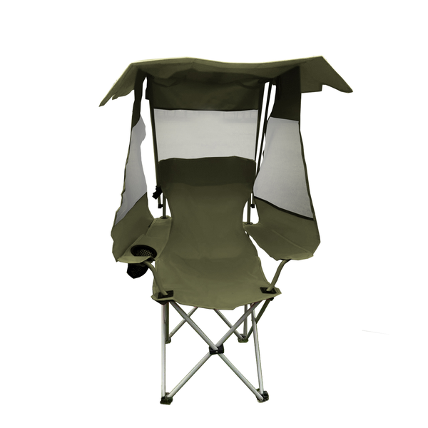 Fishing &amp; Camping Full Shade Folding Chair (Army Green)