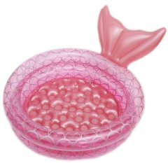 Olive Tree - PVC Thickened Inflatable Mermaid Kids Pool - 90 cm