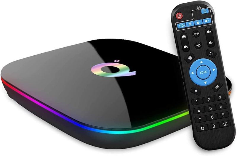 Q Plus Android TV Box 4+32G Memory Android10.0 System