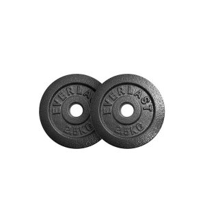 Everlast Pair of Cast Iron Weight Plates