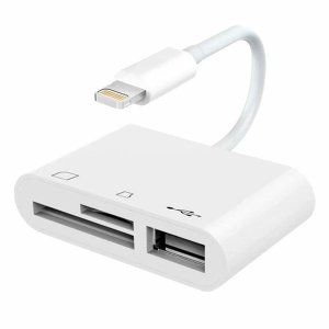 Lightning To 3 in 1 camera Card Reader