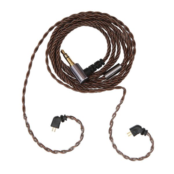 Oxygen Free Copper Replacement Earphone Cable for TFZ TRN AS10, AS06, ZST, ZS3