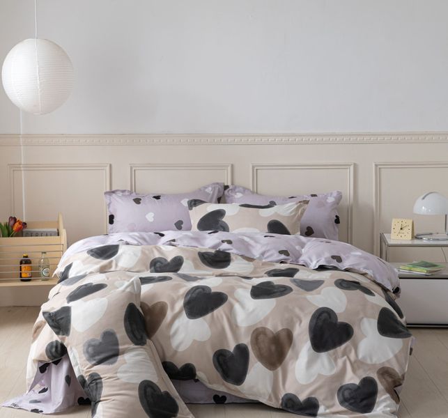 Linen Boutique - Duvet Cover Set Reversible-Shades Of The Heart