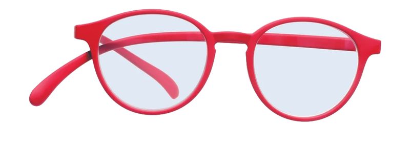 Klammeraffe Reading Glasses - Anti Blue Ray Filter: No. 12 Red Range