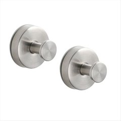 Stainless Steel Sucker Hook Non-Porous Hook Apply to Any Place Silver