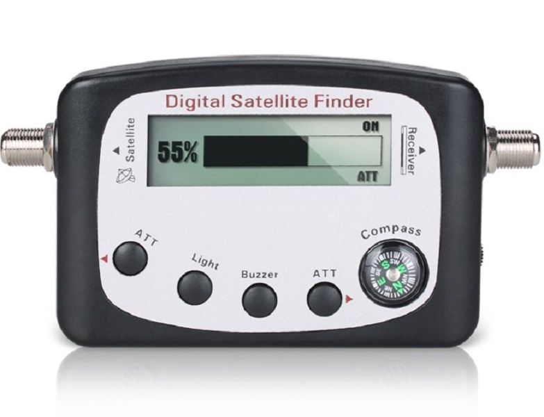 URK Satellite Signal Finder Meter with LCD Display Digital and Compass