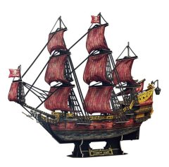 CubicFun Queen Anne's Revenge (391pcs) - Anniversary Red Edition 3D Puzzle