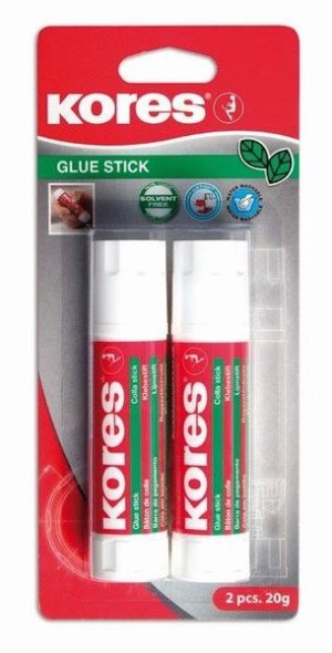Kores Glue Stick 20g, Pack of 2