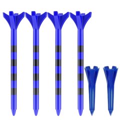 ARFAST - 100PCS Blue Golf Tees with Two Heights Mixed(8.3cm &amp; 3.8cm)