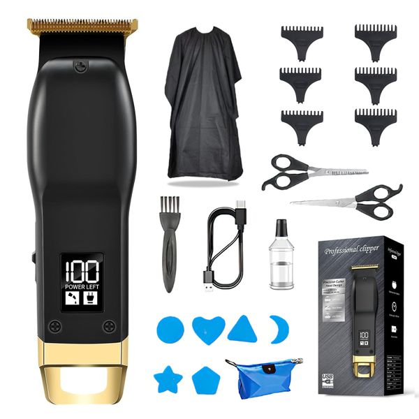 QYNIAL Electric Men's Hair Clippers &amp; Razor - Type-C Charging