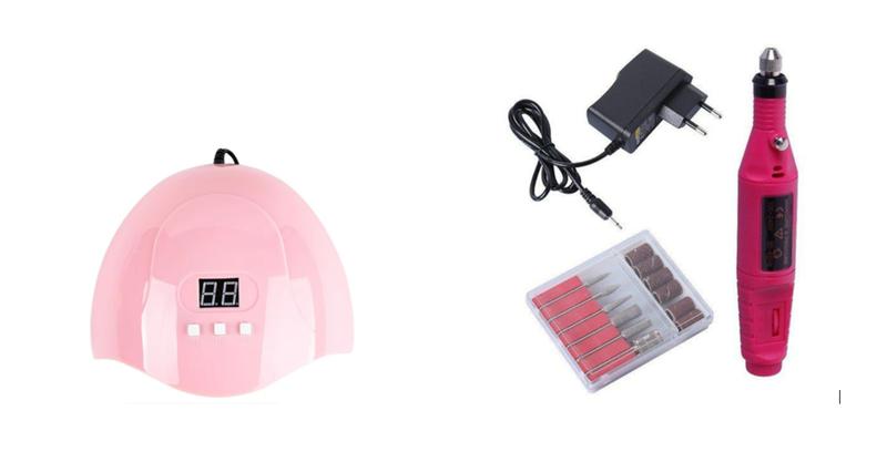 Lunae Nail Burnish Drill Machine and Nail Polish Smart Machine with Light