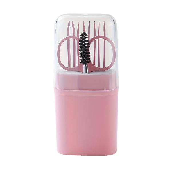 Stainless Steel Eyebrow Clip Set