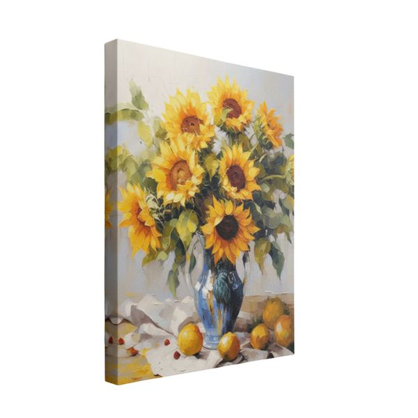 DIY Number Painting Kit - Framed Mounted Canvas. Sunset Beach