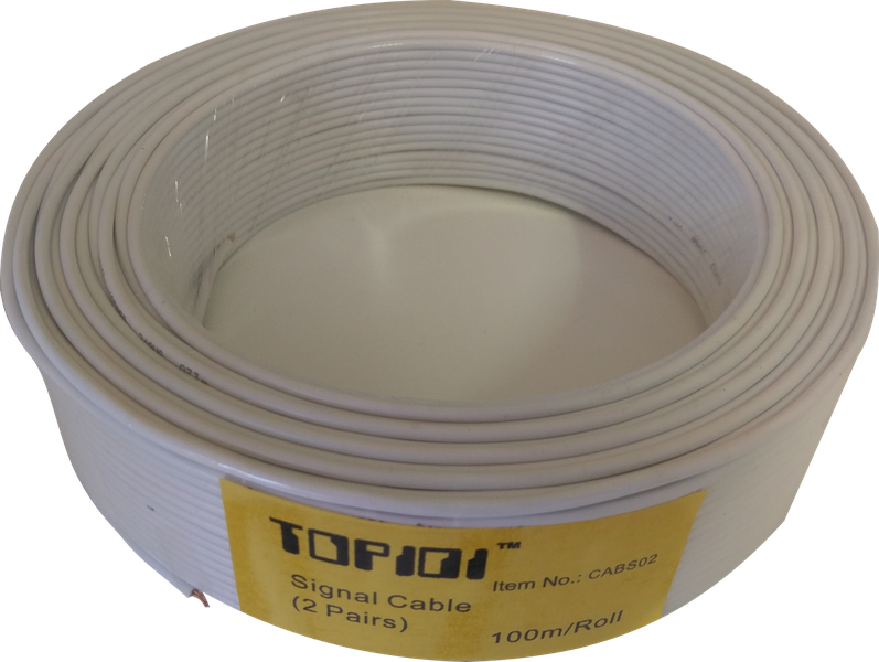 Top101 4 Core Alarm/Security/Comms Cable - 100m