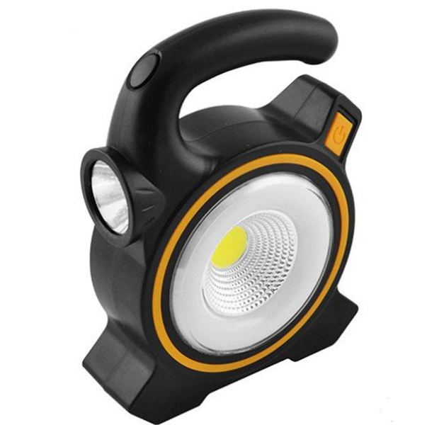 Solar COB Work Light - Rechargeable Flood Lamp with Flash, for Outdoor