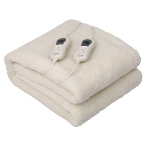Elektra King Electric Blanket with Faux Fur Fitted Design