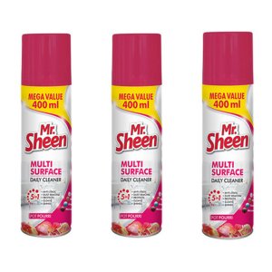 Mr Sheen Pot Pourri Multi-Surface Daily Cleaner 400 ml x 3