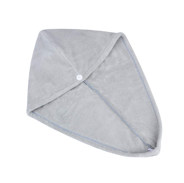 Hair Drying Towel With Button