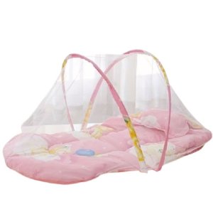 Baby Mosquito Net Tent - Foldable Portable Sunshade &amp; Travel Crib