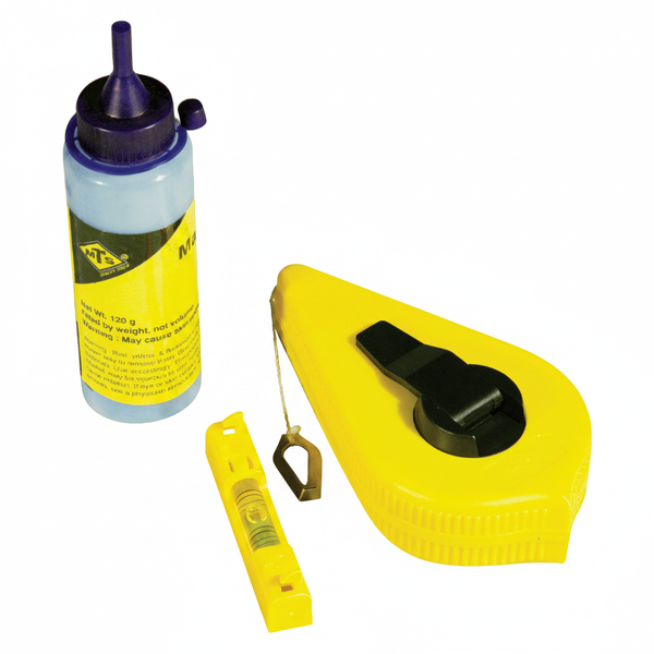 MTS - 120g Marking Chalk with 75mm Line and Level for Precision Alignment