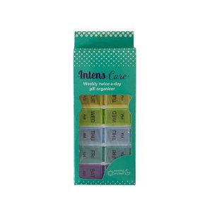 IntensCare Weekly Twice-Times-a-day Pill Planner