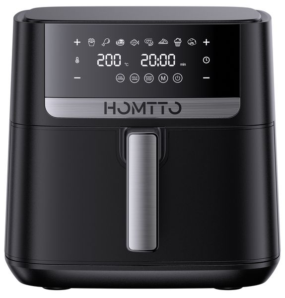 HOMTTO 9L Digital Air Fryer - Large Capacity, Touch Control