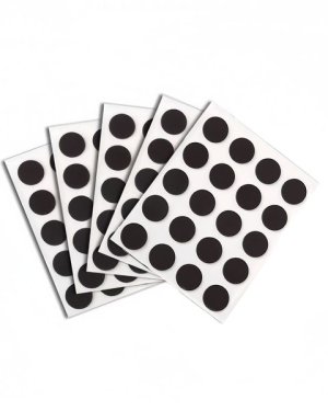 100 Pcs Round Magnets with Adhesive Backing Flexible Self Adhesive Magnets