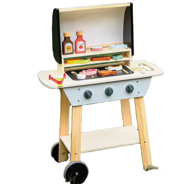 Treasure Toys - Wooden Play Braai/Barbecue Toy Grill Set