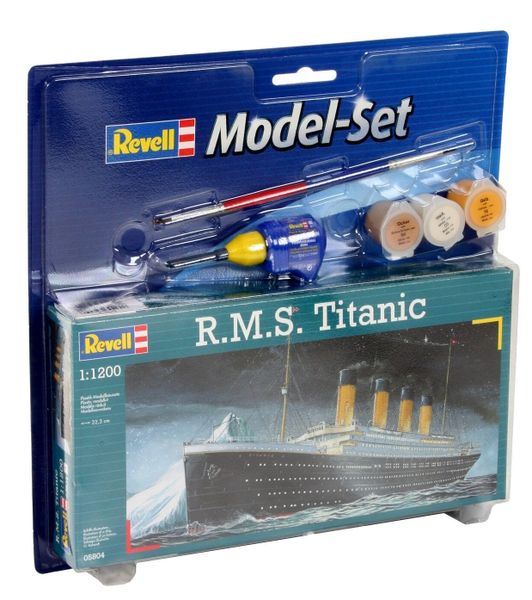 Revell 1/1200 R.M.S. Titanic Model Kit w/paints, Glue and Brush